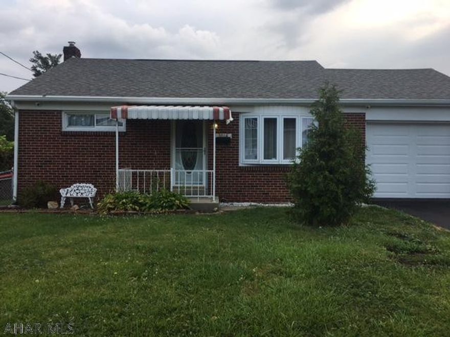 Sweet brick rancher in Pleasant Valley.  Two bedrooms, newly remodeled bathroom, eat-in kitchen.  HW floors throughout.  Spacious sunroom at rear of house with laminate floor - leading to a deck.  Level yard.  Basement has a new 3/4 bath and has been waterproofed with interior French drain and sump pump.  Property was insulated in last few years.  New FHA furnace in 2017.  Make your appointment now!    Contract in place to regrade SE property line and replace fencing on that line. See contract in Documents under Other.