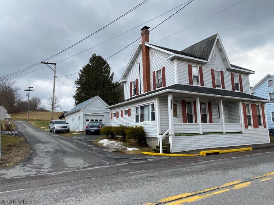 Maintained 2 story home with 3 bedrooms, 2 full baths, with public sewer, private well, 1-car detached garage on 0.272 acre.