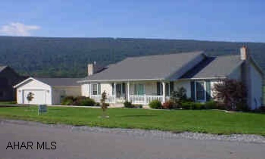 Fantastic home in one of Hollidaysburgs most prestigious areas. 4 bedroom rancher, awesome veiw, beautiful lanscaping, only 4 years old.  Located in Countryview Estates.