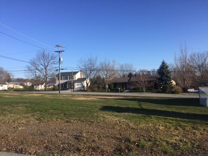 Nice lot close to all amenities. close I-99 and PA  turnpike. Public water and Sewer available. Natural Gas available.