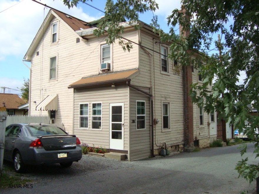 Side by side 2 unit, separate utilities, good construction. Needs some repairs & updating has 100 amp breakers. Priced to sale