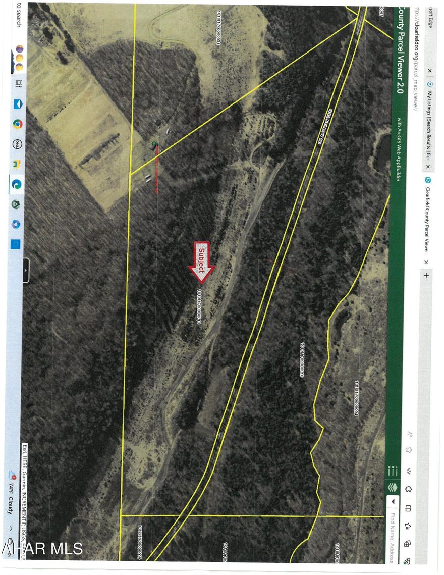 Nice wooded tract of land appears good for hunting or homesite. Lots of road frontage. Creek borders property at the rear. Elect should be available.  Close to Prince Gallitzin State Park and Rock Run Recreation Area.