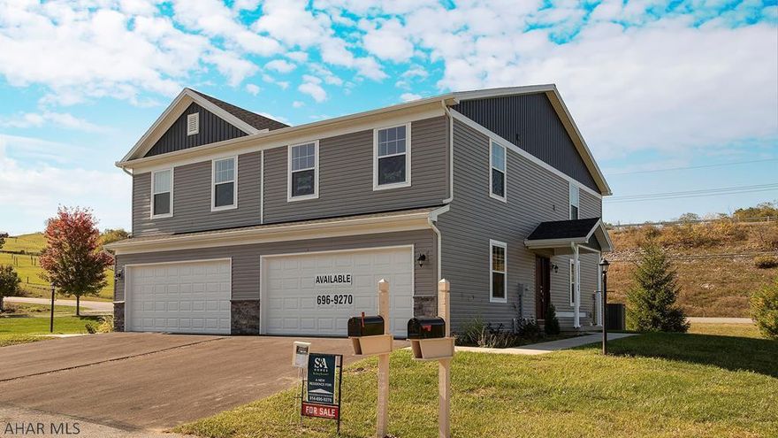 Move-in Ready - new construction without the wait!  This brand new S&A Homes Richfield plan features 1400 square feet of living area, 3 bedrooms, 2.5 baths, second floor laundry, and an open layout.  HOA fee is $135 /month and  includes snow removal and grass cutting.