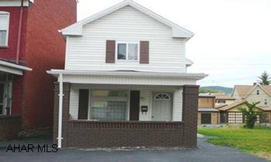 HOME NEEDS TO BE FINISHED - DRYWALLED & PRIMED.  NEEDS FURNACE, KITCHEN, PLUMBING, BATHROOM, ALL FLOORING, AND THE ELECTRIC IS IN THE  WALLS.  DOUBLE LOT, OFF STREET PARKING, NEWER WINDOWS.  TAKE FLASHLIGHT.