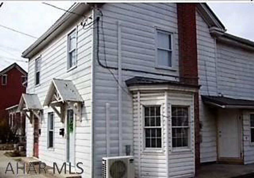 Looking for that investment? A must see! Both units have great living space and are occupied!  Well maintained and off street parking. Covered back porches to sit and relax on nice days.  Nice back yard for all your lawn games come Spring!  Close to downtown and walking distance to all of Bedford's finest dining, entertainment and events!  Close to I99 and PA Turnpike.  Endless opportunities and a sweet rental opportunity at hand!