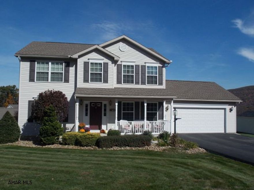 Beautifully maintained home with many upgrades make this home better than new. Seller has added hardwood bamboo floors in the master bedroom, granite counter tops and glass back splash in the kitchen as well as a copper sink. The basement will be a real hit with approximatly 500 extra square feet of living space. Basement includes custom wet bar, recessed lights, beautiful floors and a playroom for the kids. This is a great place to watch movies or the big game. The size of the deck has been more than doubled and is a prime place to watch the kids play and the fire works on the 4th of July. There is also a shed for the tractor and other lawn equipment. Family friendly neighborhood and Bellwood School, make this home a must see, you won't be disappointed!