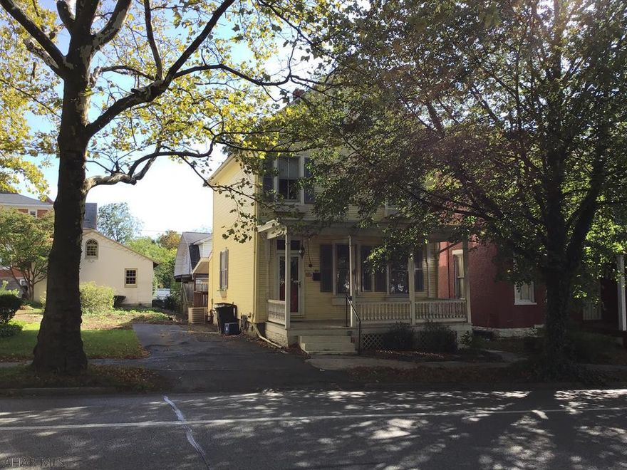 3 BR 1.5 BA 2 story on borough lot.  Eat in kitchen leads to back porch overlooking fenced yard.