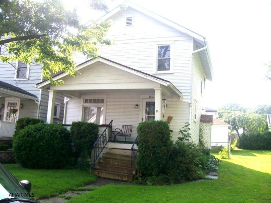 Large level lot. Yard is partly fenced in.