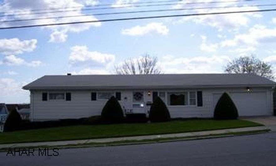 Extremely well taken care of ranch home on a triple corner lot in Juniata. See for yourself! Hardwood floors in 3 bedrooms. Security system with a cell phone back up, covered porch, swimming pool & deck, fenced yard, large partially finished basement.