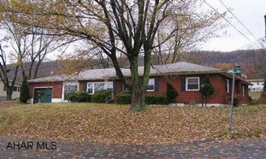 Well built brick ranch on corner lot. 3Br/1.5BA, oversized attached garage, full unfinished basement. Beautiful hardwood floors, enclosed breezeway, basement access from garage and house, newer appliances, central air.
