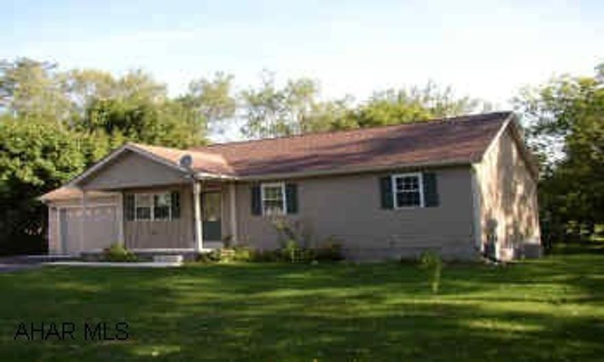 BUILT IN 2001. 3 BEDROOM RANCH HOME. BELLWOOD ANTIS SCHOOL DIST. ANTIS TWP. FENCED AREA FOR A DOG!
