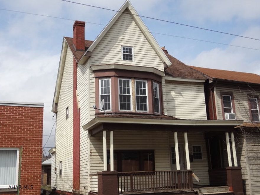 Fixer upper, furnace works. Some nice woodwork. Some thermo pane windows.  Will make a nice rental when fixed. 1st floor bathroom has been re-plumbed for use. Seller looking for offers.