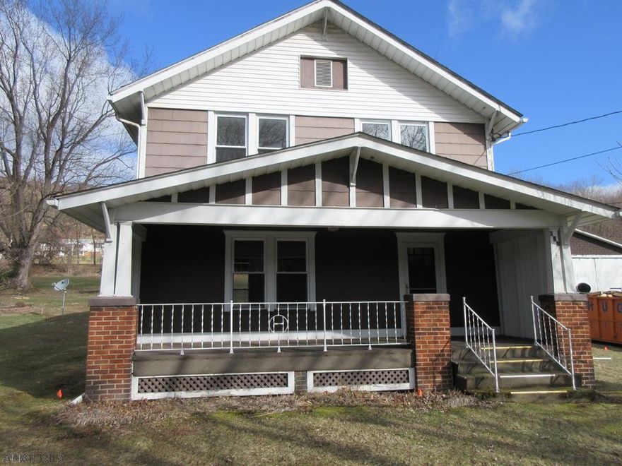 2 story Emeigh home with lots of charm and character, but needs some updating. Large living room and formal dining room. Natural wood trim and vinyl windows  Super huge 2 car garage/workshop with lots of possibilities. Lots of potential for the right buyer. Property sold AS-IS. Seller will make no repairs. Offers must be submitted through HUD approved broker. Buyer pays both transfer taxes. Exclusive Agency. Equal Housing Opportunity. Marketed by Olympus AMS www.olympusams-re.com. www.HUDHomestore.com