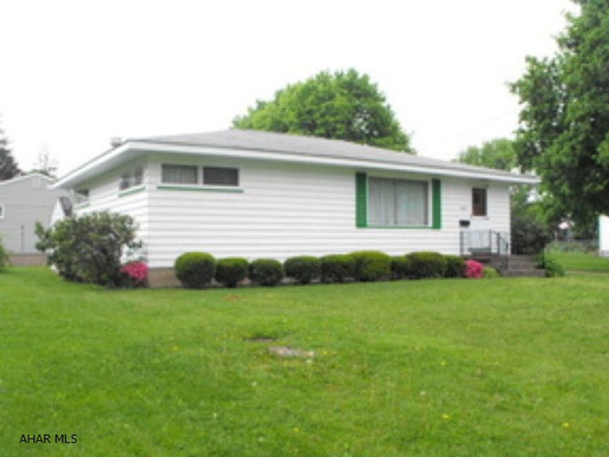 Great one story in nice condition, freshly painted exterior.  Hardwood floors under carpets.  Large garden shed.  Newer furnace.  finished room in basement, but lots of potential for additional finished areas.  Canning kit in basement. Motivated Seller.