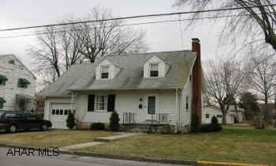 Corner of Cedar and Poplar. 3 bedroom 2 story with good mechanics. Corner level lot. Large 2 car detached garage plus 1 car attached garage. Very sound mechanics, level corner lot in Boro, large 2 car detached garage. Listing Agent is ralated to and participant in Estate.