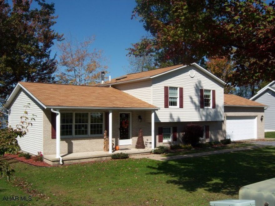 Beautifully maintained home. 3 Br., oak cabinetry, new lighting, basement has potential for large family room and the plumbing is ready for a second bath. Nice big 2 car garage and rear deck for entertaining.