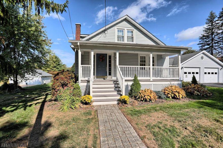 Beautiful... Cozy...Country 1.5 Story 3BR/1-1/2BA Home W/2-Car Attached Garage and additional Large 24x30 2-Vehicle/Boat Garage setting on 1.50 Acres! Enjoy this spacious property yearound w/Summer porch sitting (Covered Trex Front Porch), and all four season's on the back patio w/fire bowl, wooden hammock/swing set, spacious yard to play yard games and entertain. This home has many features: Remodeled Kitchen w/Granite countertops, small wine rack w/glasses, new laminate flooring, office/pantry, 1/2 bath, full bath up w/3 bedrooms,from kitchen walk down to breezeway/mudroom w/pellet stove that walks out to back patio or front yard/garage! newer windows, Laundry room, utility rm, workout area in basement. Shed(24X13), Topsoil, Bricks convey and a 14 mo home warranty w/acceptable offer.