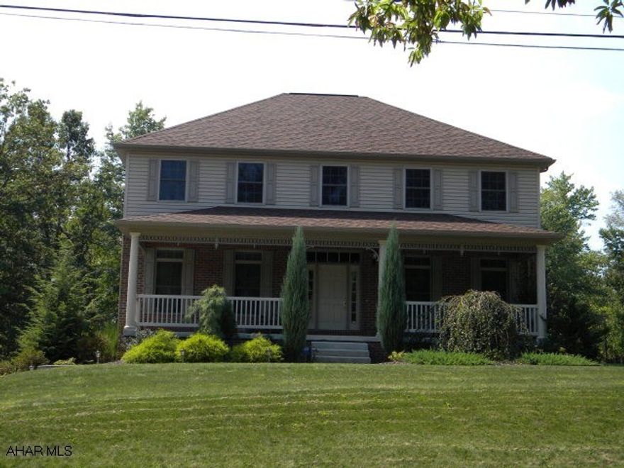 Only 4 years old. Built by Crossman, Castle, Morina. Offers 4 bedrooms...2nd floor laundry. kitchen has Fineline kitchen with oversized island...countertops are glazed cement. opens into great room. Hw floors. In ground pool is crystal clear..all equipment included. Covered back patio....private back yard..finished basement. Hollidaysburg School District