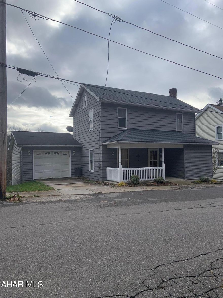 Nice and maintained 3 bedroom 1 and 3/4 bath two story located in Lilly Borough. This home has a large living room with a built-in bookcase on one wall. Also there is a dining room with a walk-in closet. A large kitchen with appliances. First floor mudroom and 3/4 bath. Enjoy sitting out on the back deck taking in the outdoor view. The property features a 50x160 fenced in yard. There is also a 1 car attached garage.