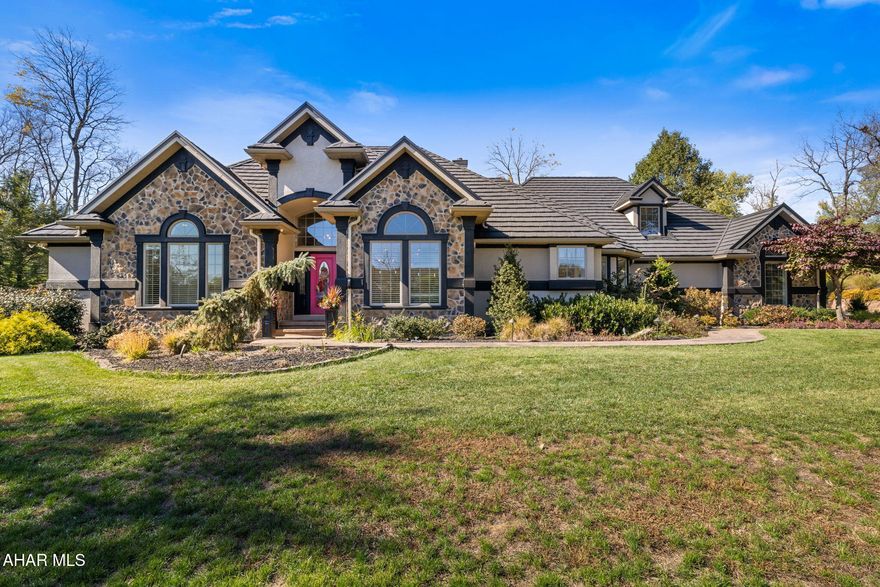 A breathtaking estate on 4.41 acres that has something for everyone! This stunning magazine-worthy home has been completely renovated and designed for the pinnacle of luxury and entertaining. With no detail overlooked, the property offers an unparalleled resort-style experience for both owners and guests. Every room has been meticulously renovated with high-end finishes, creating an elegant and modern living space that feels both grand and inviting. Showcasing the highest standard of craftsmanship, this magnificent home is appointed throughout with custom-built Amish cabinetry in several rooms offering beautiful and functional storage solutions with a timeless elegance. The main living space has been thoughtfully designed to create a social and inclusive atmosphere. The open layout ensures that guests and hosts are always connected, allowing conversation and laughter to flow effortlessly between the kitchen, dining, and living areas. With clear sight lines throughout, no one will have their back to the action, making every gathering more engaging and memorable. The home also features a well designed finished basement, offering multiple entertaining areas, perfect for cozy gatherings or a lively game night. A versatile second-floor space, currently used as a craft room, offers endless possibilities. It could easily be transformed into a productive home office, a cozy extra bedroom for guests, or an inspiring creative studio to suit your lifestyle needs. A massive 1,400 square-foot in-law suite is located above the garage. The separate entrance allows privacy and comfort with a full kitchen and living area perfect for extended family, guests, or a live-in nanny. Car enthusiasts and hobbyists will revel in the impressive heated and air conditioned 12-car barn/garage, offering secure storage for a prized collection. The backyard is a private resort featuring a pristine saltwater pool with a covered pavilion. This space includes a full kitchen and pool house ensuring that everything you need for poolside entertaining is right at your fingertips.  In addition to the pool pavilion, a separate outdoor pavilion makes it easy to host large parties, barbecues, and al fresco dining events. The property also includes a one-car garage with an attached shed, perfect for gardening enthusiasts or those seeking a dedicated space for their tools and plants.  This one-of-a-kind property combines sophisticated luxury with exceptional functionality, creating a haven for both intimate family living and large-scale celebrations. Your personal resort awaits.