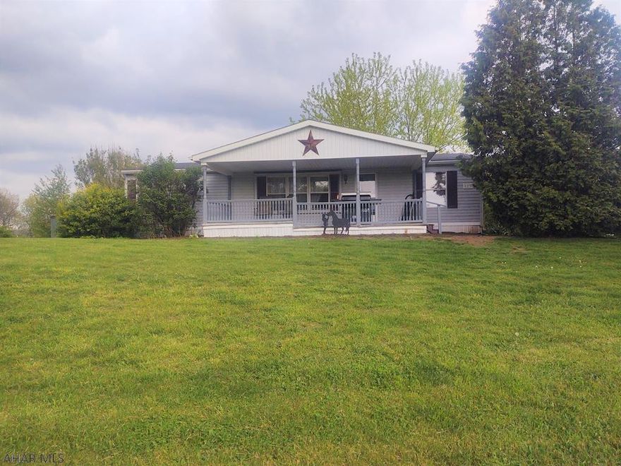 3 Bedroom, 2 bath one-story manufactured home with a nice country setting. Home offers two decks, large yard, shed, and much more. Would make a nice home for someone looking to downsize or a first time home buyer.