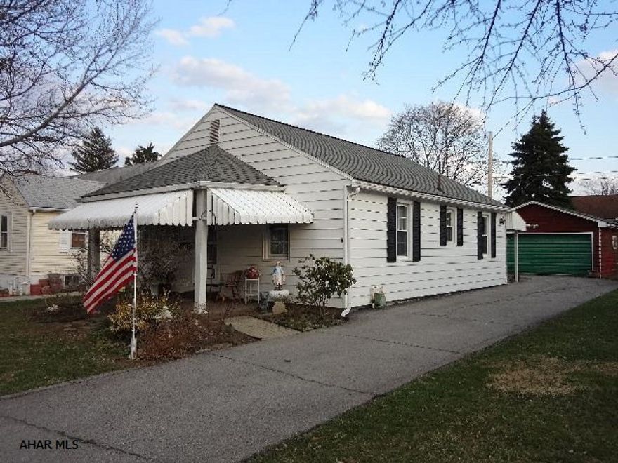 Nice 2BR home (set up currently as 1BR). Nice neighborhood. Close to schools and YMCA. Off street parking. Detached garage w/ electric hardwood floors throughout under carpet. Seller is related to listing agent.