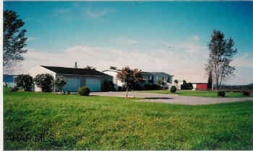 Beautiful horse/beef farm on 72.73 rolling acres and less than five miles to Everett. Farm has bank barn, machine shop, animal shed and tool shed. ALSO small spring fed pond and two active springs, 30+ acre fenced pasture.