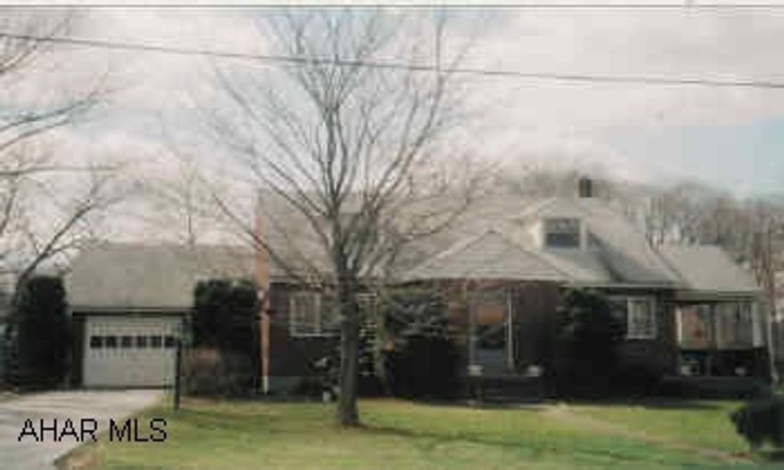 Brick Cape Cod, 3BR/1BA with large yard.