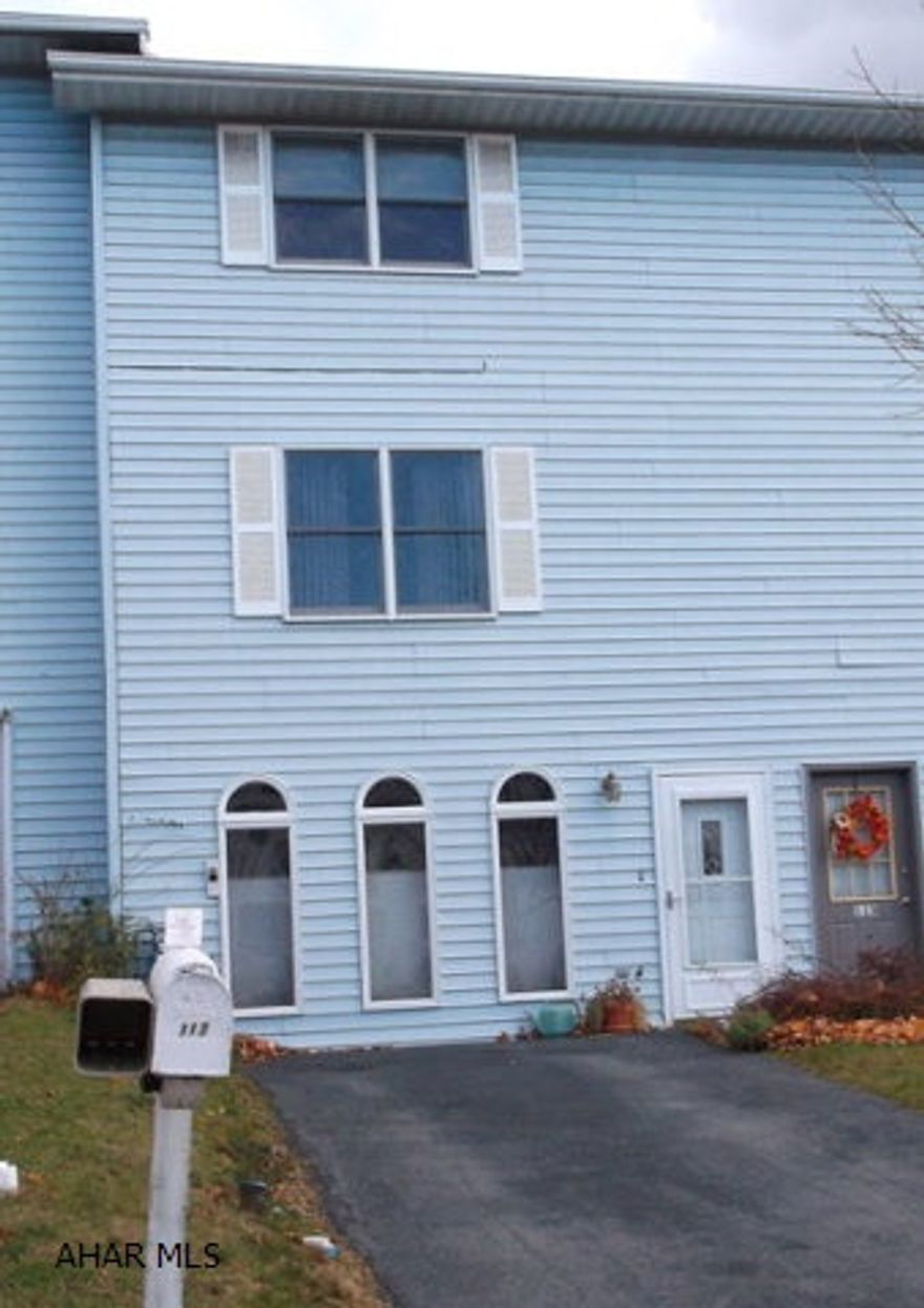 Well maintained, spacious, 2 BR 2.5 BA. Eat in kitchen plus dining room. Plenty of closet space, Large deck and utility shed. A Must See!