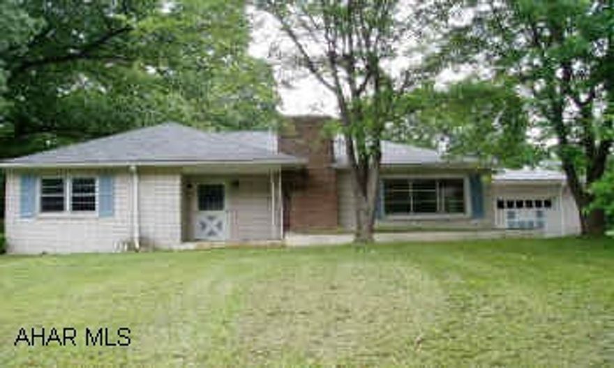 Sturdy 3BR/2BA Brick/Aluminum Ranch with one car attached garage on 1/2 acre. Being sold as is. 7 rooms, including Living Room, large dining room, large family room, unfinished open basement, mainly hardwood floors, big backyard and play area.
