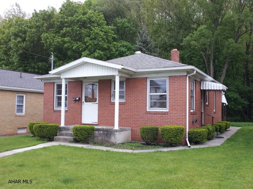 Nice 2 bedroom brick rancher with central air conditioning.