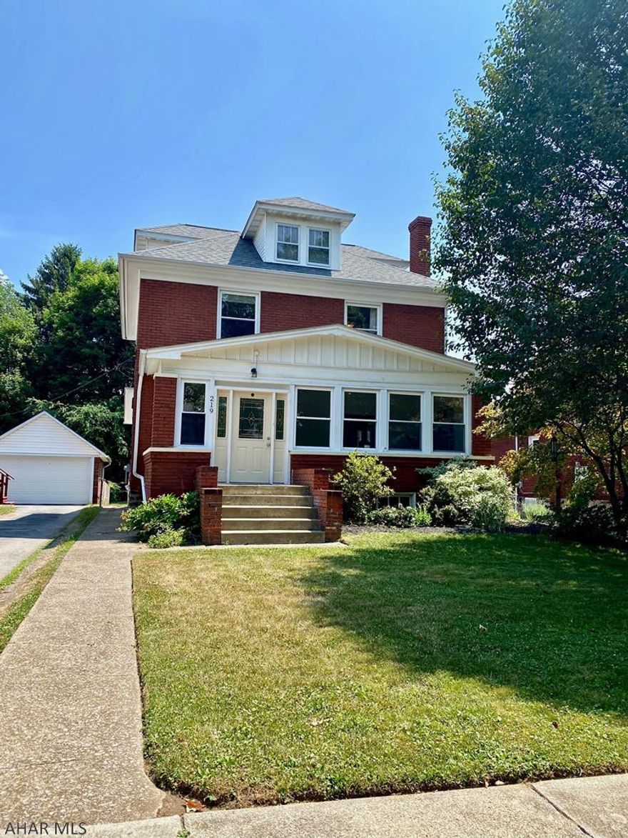 For the Love of Old Charm...Come see the BEAUTIFUL original wood through out this lovely home. Living room is stunning with hardwood, buit-ins and a cozy Fireplace. Dining Room with it's big windows is bright and inviting and the kitchen is spacious and boasts a cute breakfast nook bump out. Enclosed front porch has become a sunroom or an extra room for whatever you would like. Master Bedroom is big enough for a King bed AND all of your dressers, 2 other BR's have hardwood floors and nice closets. Bathroom is nice and big and completely remodeled. 3rd floor is finished to use as you please! All this and a one car garage sitting on an oversized double lot on Aldrich Ave, let's make it your New Home.1 yr home warranty included!