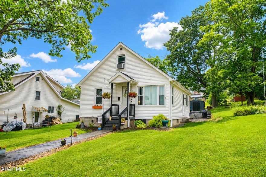 Check out this move-in ready 4-bedroom, 1-bath, 1 & 1/2 story home in a quiet neighborhood in Altoona. The home features an eat-in kitchen, living room, 2 bedrooms, and 1 full bathroom on the first floor with laminate flooring, carpet, and central air. The second floor features the additional 2 bedrooms with AC units included in the sale. The home has a large covered patio area & flat backyard with shed & additional off-street parking - perfect for pets, relaxing with your morning coffee, or entertaining guests! 

Whether you're a first-time home buyer or looking for an affordable home for your family in a quiet neighborhood, this home is worth a look! Contact the listing agent for details!