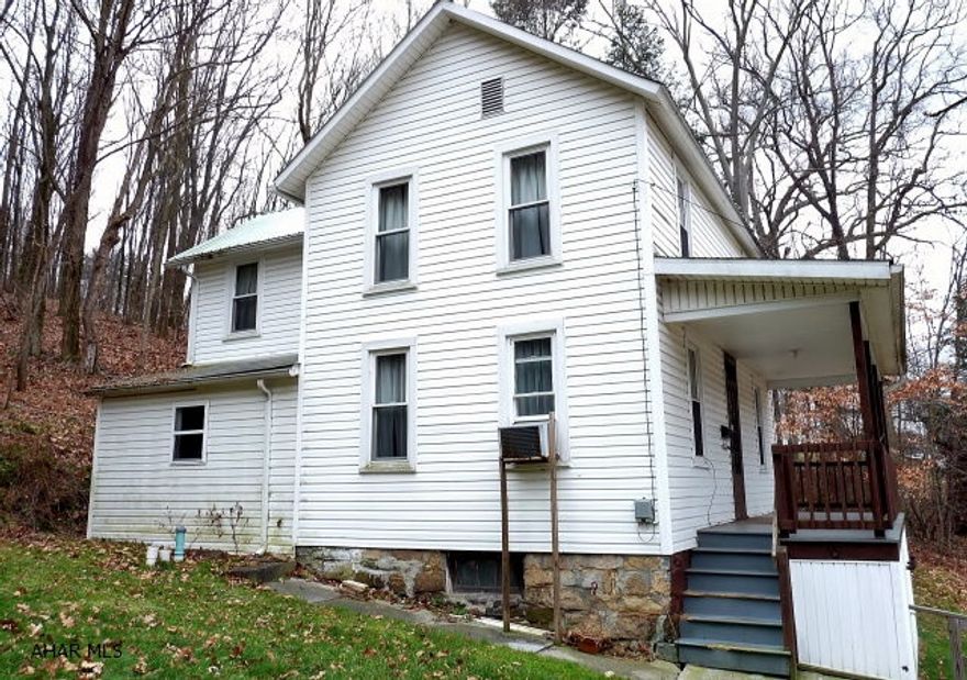 2-Story 3BR/1BA home with public water and sewer. Many vewer amenities inclluding bathroom, metal roof, vinyl siding, thermal windows, oil FA furnace, electric water heater and front porch.