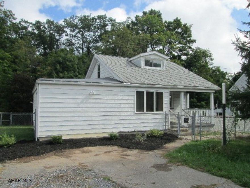 Altoona PSU Campus area.  3 bedroom Cape Cod.  Look inside!  Completely redone.  Solid 6 panel oak doors, new kitchen with all new appliances, new bath.  All flooring in new or refurbished.  Fenced yard for total privacy.