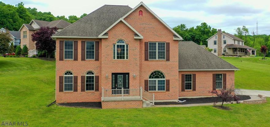 Upscale, impressive 2-story house with brick accent in Juniata Mills Subdivision. This home offers 3 bedrooms & 2.5 baths. Enter the grand foyer with a living room & family room on each side.  The kitchen has oak cabinetry w/ a large eat-in area & formal dining room on other side. Off the eat-in area are french doors leading to the patio. Nice views throughout & radiant heat. The master suite has a full bathroom w/ garden tub and balcony, & a large walk- in closet.  The basement layout includes a family room, two rooms ideal as a guest room or bedrooms, office, or hobby room, a large storage closet, and a 3/4 bath. The house is newly painted, light and airy, and move-in ready. New water heater.Conveniently located to supporting amenities. A must see!