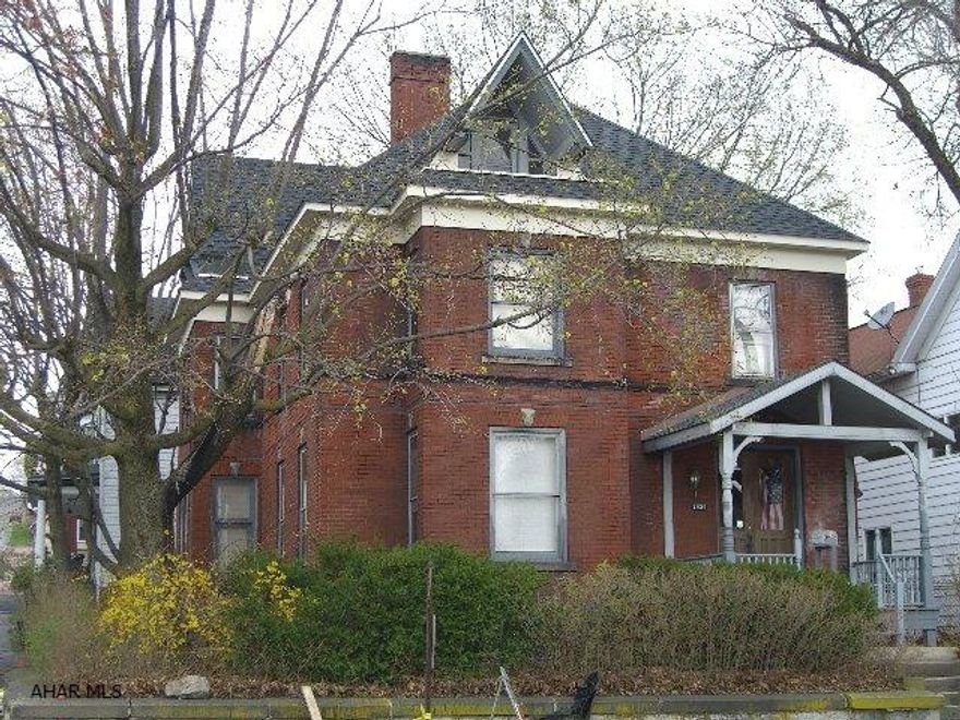 This spacious and structurally sound home has had many updates and is ready for someone with the vision to take it to the next level. It can easily be converted into 2 large apartments or perhaps an investor may wish to restore this home to its original Victorian beauty.  The roof was replaced in 2006. It has a newer furnace and newer wiring with 200 amp service.  Most of the light fixtures have been replaced; several ceilings have been re-plastered and have Hunter ceiling fans.  The large rear deck and porches have been replaced and are solid.  The recently remodeled bathroom has a ceramic tile floor.  Conveniently located at a corner Amtran/school bus stop, this home has great potential.  The owner will consider all offers. A Home Warranty is included with this home.