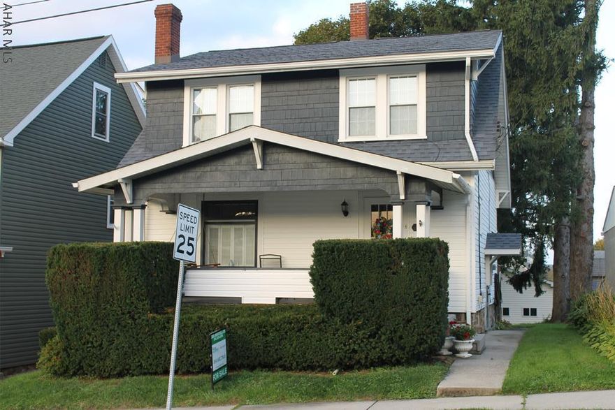 Perfect little home for a fresh, new start or for downsizing!  Well-maintained, freshly painted home boasts recently refinished hardwood floors throughout and a newly renovated bathroom upstairs.  The basement has been professionally waterproofed by ITG and serves as a great extra living space.  Head out back to a gorgeous yard and workman's garage!  Truly a little slice of heaven in the city.