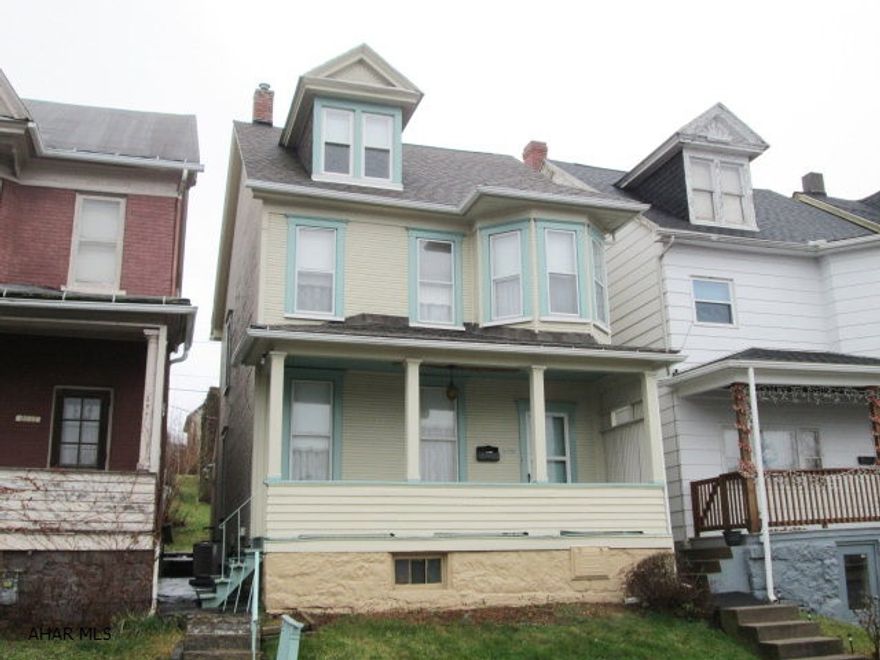 Great family home or starter. The updated mechanics include central air, newer furnace, and shingled roof. Large room sizes with all new carpeting. The third floor has heat and lights and could be fourth bedroom. Large detached one car garage.