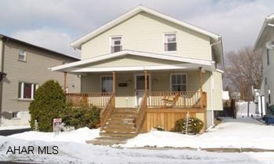 3 BR, 2 BA home located in Garden Heights. Detached 2 car garage w/driveway, private back yard, Pl. Vly. Elem. school, all on a dead-end street in one of Altoona's best neighborhoods. Home warranty. Agent related to seller. Call Scott Auker 814-931-9801. This home is perfect for the 1st time home buyer & you could be eligible for up to $8,000 in tax credits. Located in the Garden Heights section - in of Altoona's best neighborhoods - on a quiet dead-end street. 1st floor features a full BA, LR w/adjoining DR, & a bonus room off the kitchen, which would be perfect for an office, den, or toy room. 2nd floor boasts 3 large BR's & a full BA. Large 2 car garage. Home warranty included. View the virtual tour at the botton of the page or visit www.gardenheightshomeforsale.com or call Scott Auker 814-931-9801. Agent is related to seller.