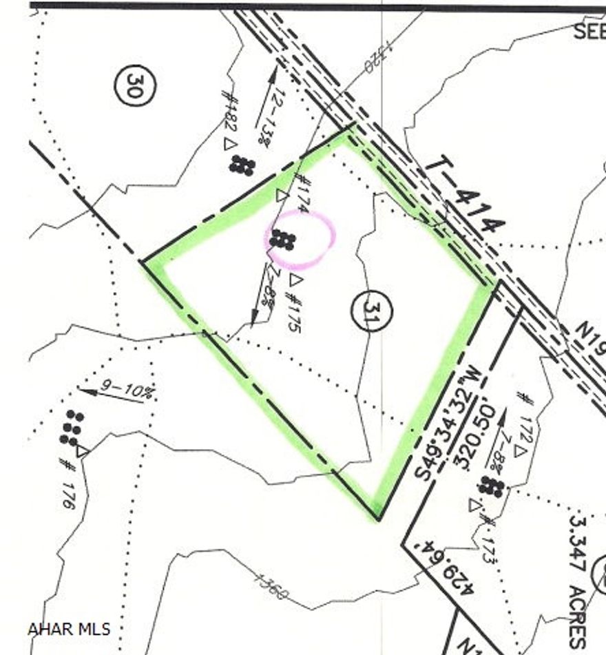 Lot # 31, Wooded, Perc tested, deed restrictions apply, township road frontage. From Hollidaysburg take US22 E to Frankstown turn onto Reservoir Rd then immediate L onto Locke Mtn RD travel 6 mile to stop sign turn R then L onto Royer RD go 1.8 mile to stop sign bear L go to next stop sign, Deafy Hill RD turn R property on left approx .7 mile on right side of gated drive.