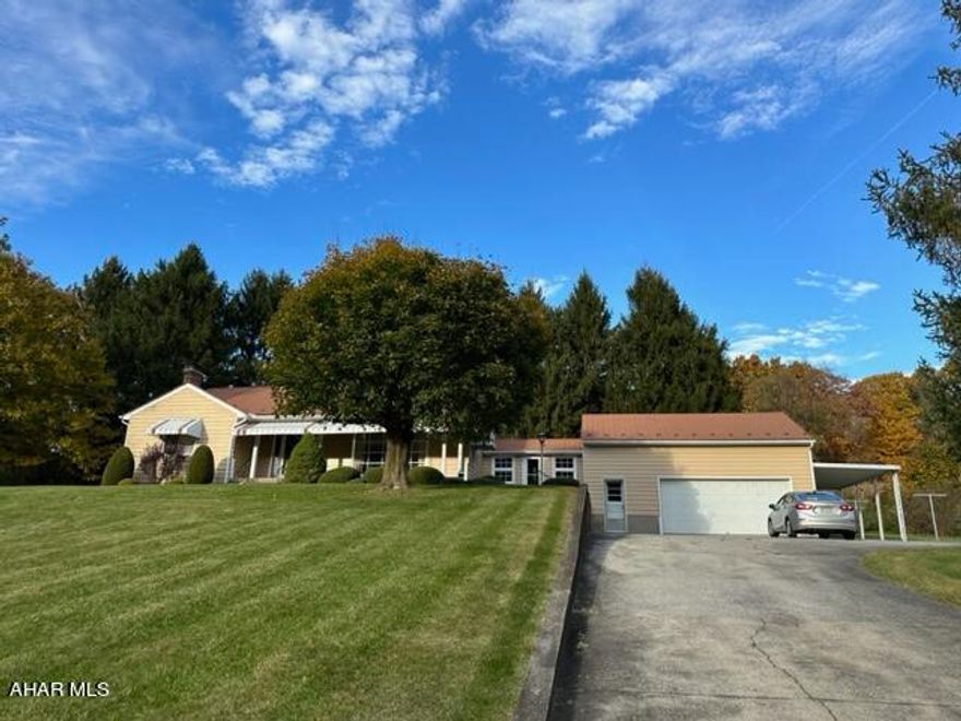 Immaculate home with large bedrooms. Utilities have been updated. Updated furnace and CA, updated electrical box, newer double pane windows and metal roof. There are beautiful wood floors under the carpet per the owner.  This home is ready to move right into. Seller has satellite TV.