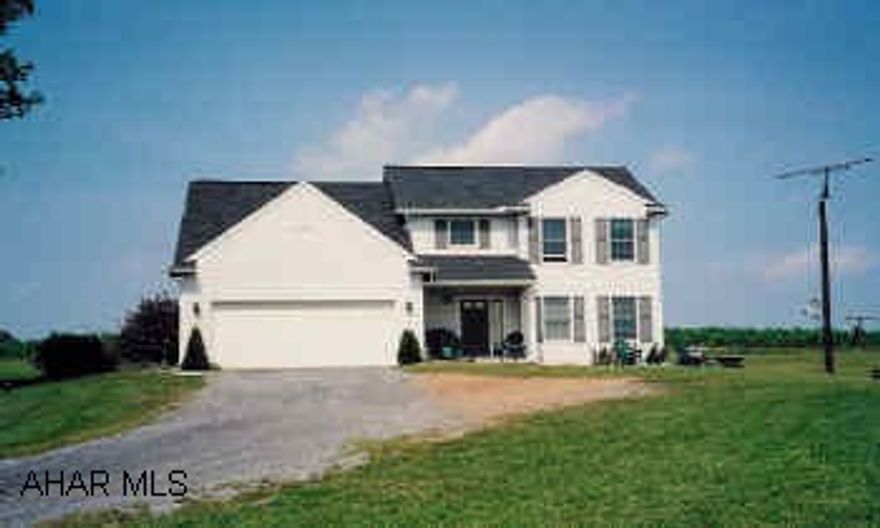 2-Story home with 3 acres and beautiful view.