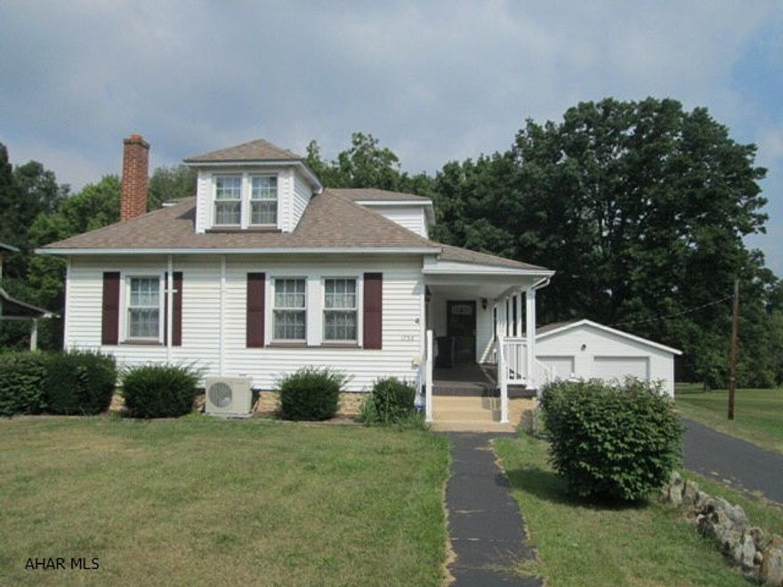 Bellmeade Drive Cape Cod on large flat lot. This home features a large 1st floor bedroom, large bath and elevator to the lower level. Large room sizes, updated kitchen and newer roof. The detached 2 car garage is large enough for workshop.