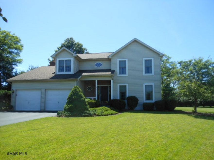 Immaculate and ready to move in is this beautiful extremely well-maintained home on a wonderful private lot in the Penn Farms area. Enjoy the privacy of the wooded backyard from the relaxing covered porch w/ wood ceiling and skylights. Terrific upgrades of lovely true walnut hardwood floors in the living  and dining rooms.Newer granite countertops,tile floors, bamboo floors in the Family room,updated baths w/ new  granite countertops,tile flooring, jacuzzi, shower, Anderson replacement windows....so many wonderful upgrades!..Wonderful master suite w/ private bath, terrific finished basement with wet bar ..great for entertaining and large storage area w/ tile floor. Lots of natural light flows throughout this lovely floor plan.
