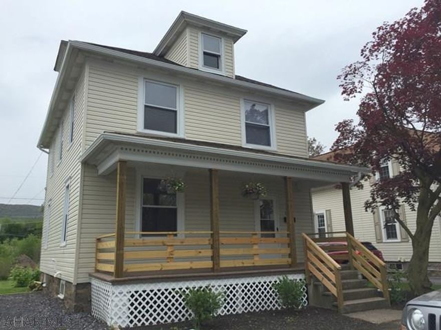 Totally move in ready!!! Remodeled from top to bottom, 2.5 story in Bellwood Borough and priced to sell at $134,900, new vinyl siding, windows, doors, kitchen, baths, second floor laundry, new floor coverings, new furnace and central air, new sidewalks, plumbing and wiring off street parking, roof 5 years old. Great Mechanics, nothing left to do but enjoy!!!