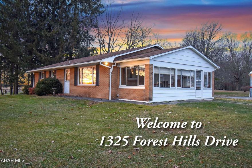 STILL ACCEPTING OFFERS on this 3 bedroom brick ranch on an extra large lot. A four-bay oversized former auto shop for all your storage needs or whatever your imagination can bring. A detached 2-car garage with an attached office/space. All on just over 2 acres in the Forest Hills SD. So many possibilities.