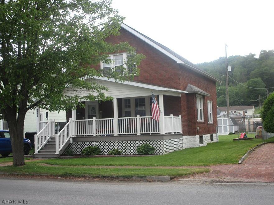 Brick 1.5 story home that has been nicely remodeled including drywall, kitchen and bath. 200 amp elect service. Bath has a separate shower and jet tub. Windows were replaced. Aprox. 6 yr old roof.  Chain link fenced in rear yard and shed. Off street parking. Oak kitchen. Recent professional interior painting. Very nice home for the money - move in ready.