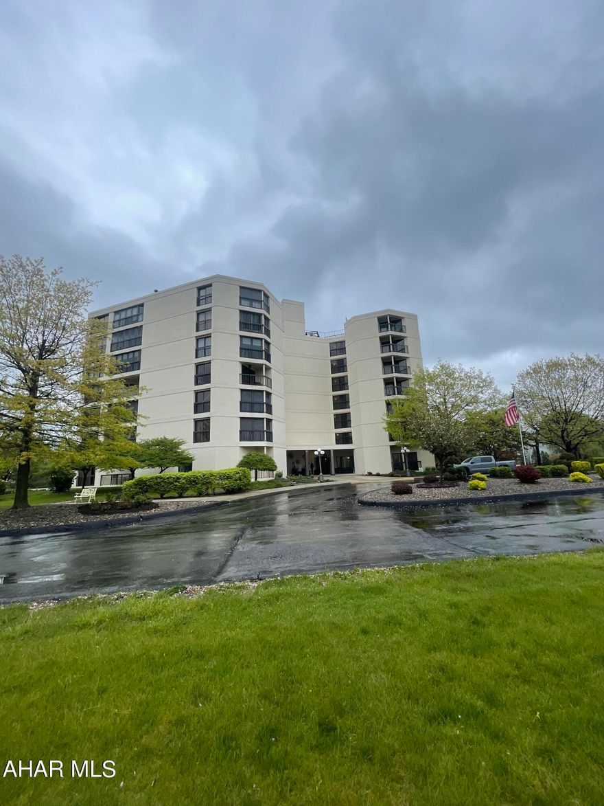 Condo living! Amazing unit on the third floor, it's a must see! Primary bedroom with a BEAUTIFUL VIEW. Primary bathroom has a jacuzzi tub, double sinks, and walk-in closet. Spacious living room with bar area. Large second bedroom. Full bath right next door. Kitchen is open to living room and dining room. Lots of storage space plus a downstairs storage unit. Did I mention all the natural light? Three balconies with wonderful views.  The building offers a library and a social hall. This unit comes with one garage space. Come take a look!