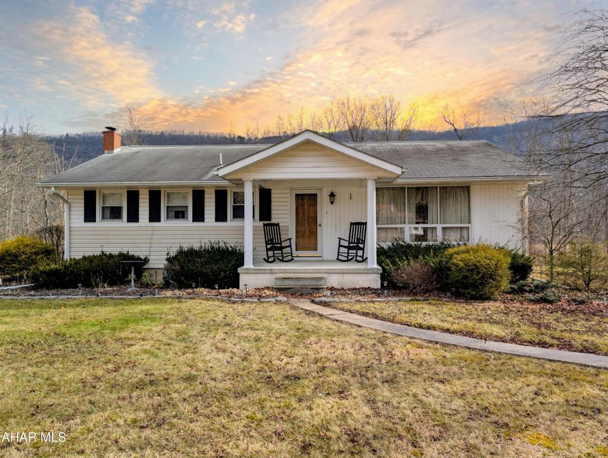Discover your serene retreat in the heart of Buffalo Mills, PA, with this charming 2-bedroom, 2-bathroom ranch home. Nestled on a picturesque one-acre lot, this inviting property is an oasis of tranquility featuring both functionality and style. The spacious layout boasts an integral one-car garage for easy access and a large  detached two-car garage perfect for attic storage or hobby enthusiasts.

Step inside to uncover cozy living spaces adorned with natural light. Each room flows seamlessly into the next, ensuring comfort throughout. The kitchen serves as the home's heart, ready to inspire delicious meals and warm family gatherings.

Outside, indulge in moments of peace on your relaxing back deck—ideal for morning coffee or evening sunsets—against the backdrop of lush greenery. A partially fenced-in yard provides privacy and safety without sacrificing open space where children or pets can freely play.

Whether you're an avid gardener dreaming of creating a personal paradise or someone seeking a peaceful lifestyle within reach of modern amenities, this residence offers endless possibilities to make it uniquely yours. Don't miss out on owning this exquisite slice of Pennsylvania paradise! Schedule your private showing today and start envisioning life in your new home.